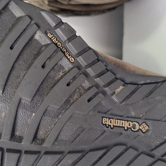 COLUMBIA LAVELA BROWN FAUX FUR SUEDE WATERPROOF THINSULATE WINTER BOOTS 11 - Picture 14 of 16